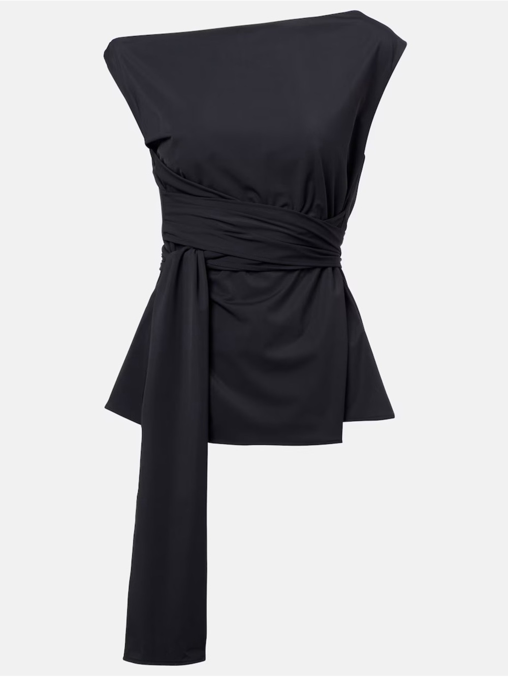 Rohe Black Off-Shoulder Wrap Top Size 40/US 10 - Picture 6 of 10